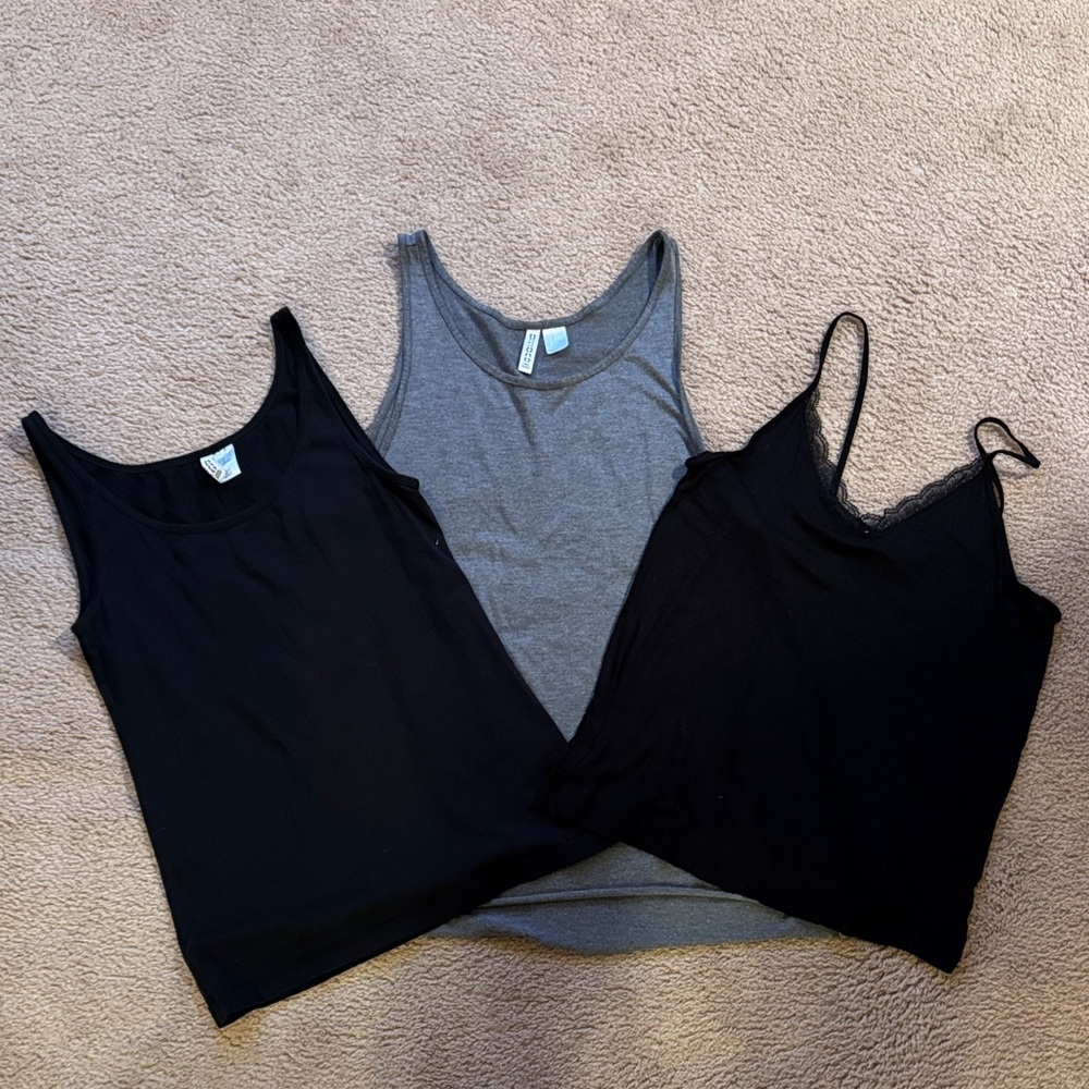 Lot of 3 H&M Tank Tops